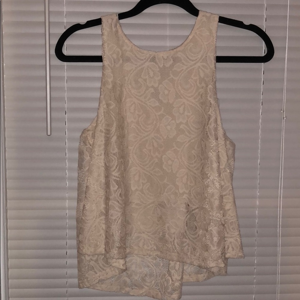 Lace tank top